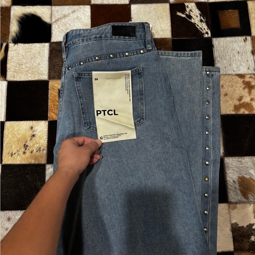 PTCL Women's Blue Flare Jeans